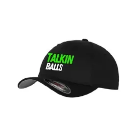 Talkin Balls - Flexfit Embroidered Stretch Fitted Cap