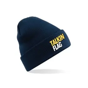 Talkin Flag - Embroidered Beanie