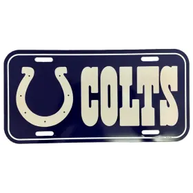 Placa de Matrícula de los Indianapolis Colts