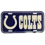 Plaque d'immatriculation des Indianapolis Colts