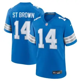 Maillot de match domicile des Detroit Lions Nike - Amon-Ra St. Brown