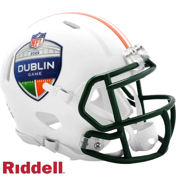 Casco Mini Velocità Gioco NFL di Dublino 2025