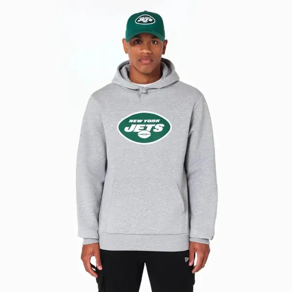 New York Jets New Era Team Logo Hættetrøje Front