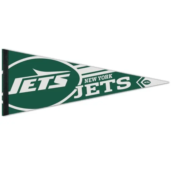 New York Jets Premium Rulle & Gå Vimpel 12" x 30"