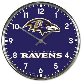 Orologio Cromato Baltimore Ravens