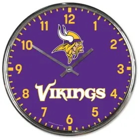 Minnesota Vikings Chrome Clock