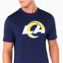 T-shirt Logo Équipe Los Angeles Rams New Era Devant