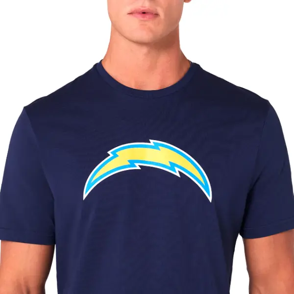 Maglietta con Logo della Squadra Los Angeles Chargers New Era Fronte