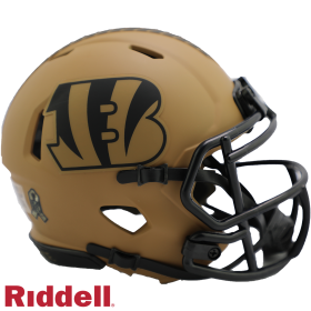Cascos Mini Speed Salute to Service de la NFL 2023 de los Bengals