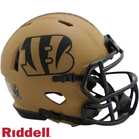 Cascos Mini Speed Salute to Service de la NFL 2023 de los Bengals