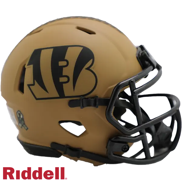 NFL 2023 Salut an den Dienst Speed Mini Helme Bengals