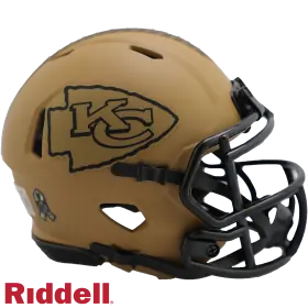 NFL 2023 Salute to Service Speed Mini Helmets Chiefs