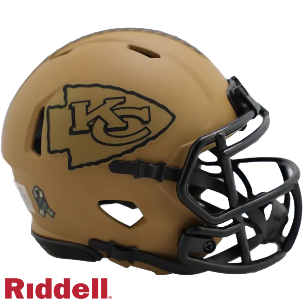Casques Miniatures de Vitesse Salute to Service NFL 2023 Chiefs