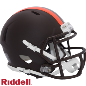 Cleveland Browns On-Field 2025 Alternativ Speed Mini Hjelm