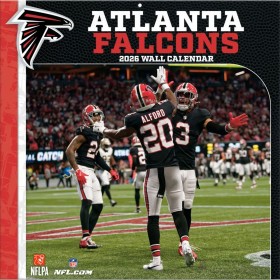 Atlanta Falcons 12"x12" 2026 Wall Calendar Front