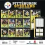 Calendario da parete Pittsburgh Steelers 12" x 12" 2026 Retro