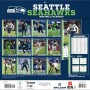 Seattle Seahawks 12" x 12" 2026 Wall Calendar Back