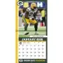 Green Bay Packers 12" x 12" 2026 Calendario de Pared Página del Jugador