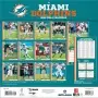 Miami Dolphins 12" x 12" 2026 Wall Calendar Back