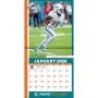 Miami Dolphins 12" x 12" 2026 Wall Calendar Player Page