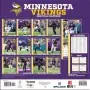 Minnesota Vikings 12" x 12" 2026 Calendario da parete Indietro