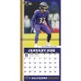 Baltimore Ravens 12" x 12" 2026 Väggkalender Spelarsida