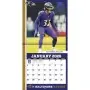 Baltimore Ravens 12" x 12" 2026 Calendrier mural Page des joueurs
