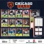 Chicago Bears 12" x 12" 2026 Calendario de Pared Atrás