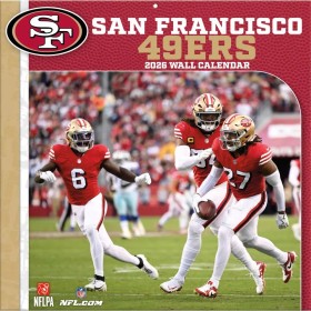 San Francisco 49ers 12" x 12" 2026 Wall Calendar Front