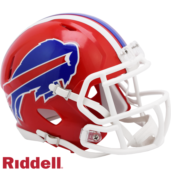 Buffalo Bills Geschwindigkeit Mini Throwback 1987-2001 Helm