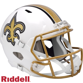 New Orleans Saints 2025 On Filed Alternate Speed Replica Hjelmside