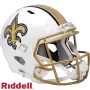 New Orleans Saints 2025 On Filed Alternate Speed Replica Hjälm Sida
