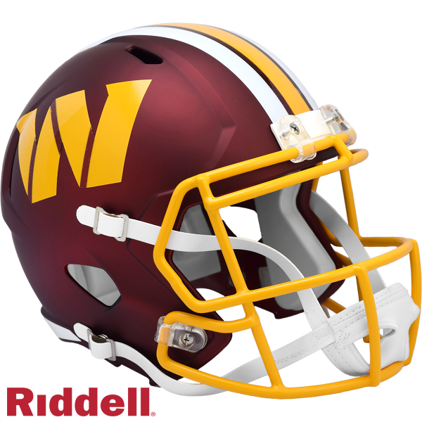 Washington Comandantes 2025 En el campo de velocidad alternativo Replica Casco Lado