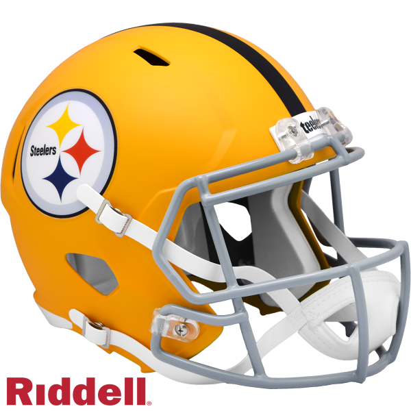 Pittsburgh Steelers 2025 On Field Alternate Speed Replica Hjälm Sida
