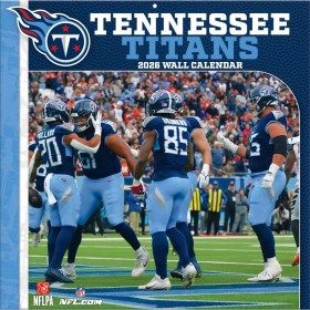 Tennessee Titans 12" x 12" 2026 Wall Calendar Front