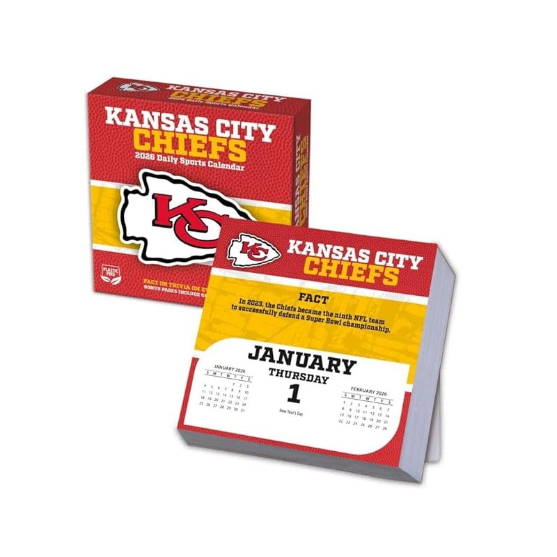 Calendario In Scatola Kansas City Chiefs 2026 calendario-in-scatola-kansas-city-chiefs-2026