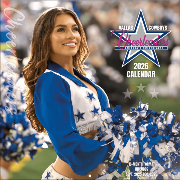 copy of Dallas Cowboys Cheerleaders 12" x 12" 2026 Calendario de Pared