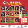 Patrick Mahomes 12" x 12" 2026 Wall Calendar - Back