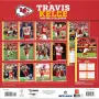 Travis Kelce 12" x 12" 2026 Wall Calendar - Back