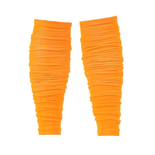 Manches de jambe de football professionnel orange