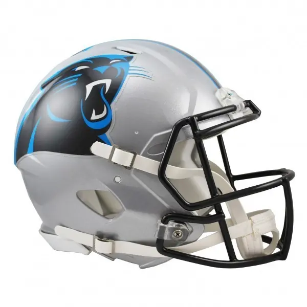 Carolina Panthers full storlek Riddell Revolution Speed Authentic hjälm