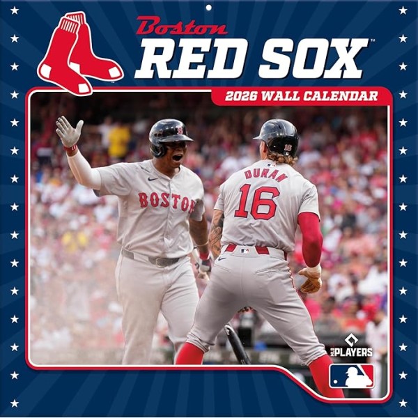 Boston Red Sox 2026 12" x 12" 2026 Wall Calendar