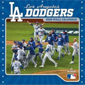 Los Angeles Dodgers 2026 12" x 12" 2026 Wall Calendar