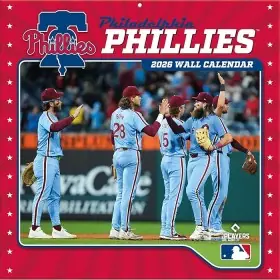 Philadelphia Phillies 2026 12" x 12" 2026 Wall Calendar