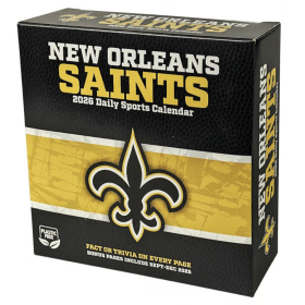 New Orleans Saints 2026 Box Calendar