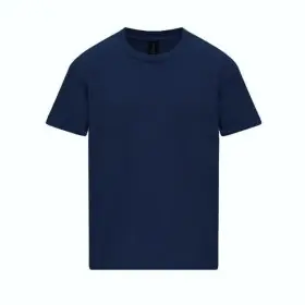 Essenziale - T-Shirt Classica in Cotone per Giovani con Testo Inclinato
