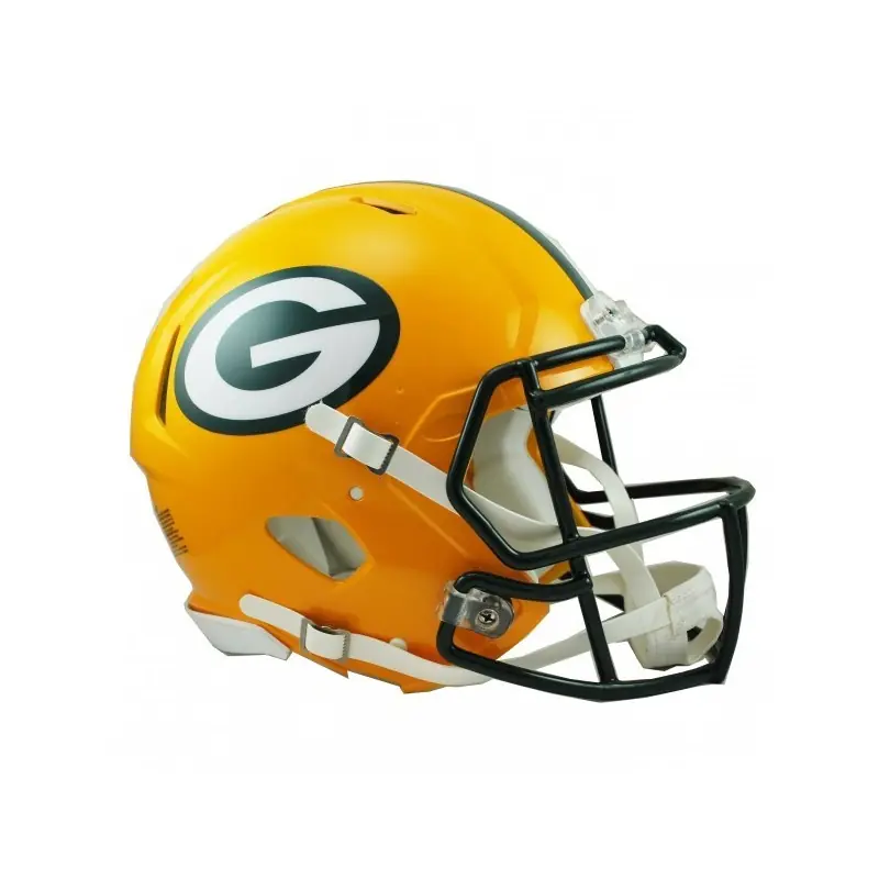 Green Bay Packers FullSize Riddell Revolution Speed Authentic Helmet