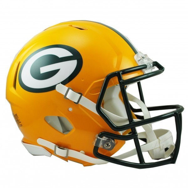 Green Bay Packers Full-Size Riddell Revolution Speed Autentisk Hjelm