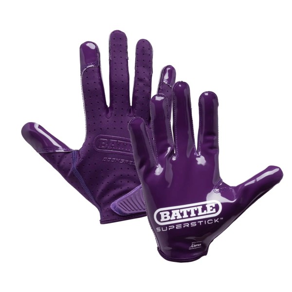Battle Doom Speed Receiver Gloves Purple