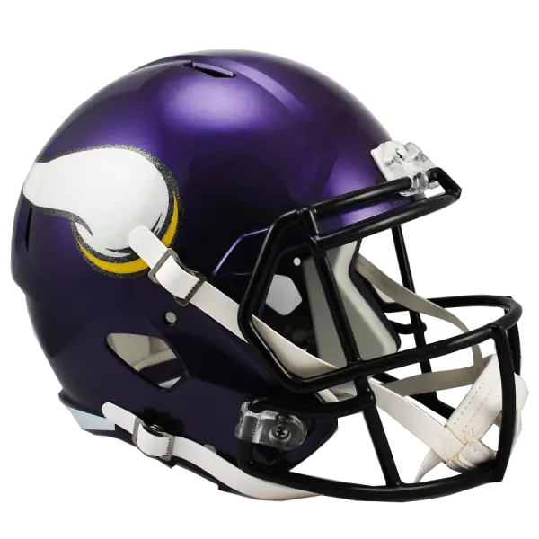 Casco Replica a Grandezza Naturale Riddell Speed dei Minnesota Vikings